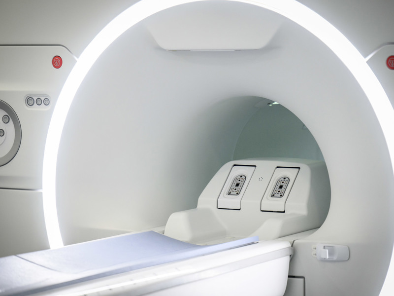 Close-up of diagnostic imaging equipment
